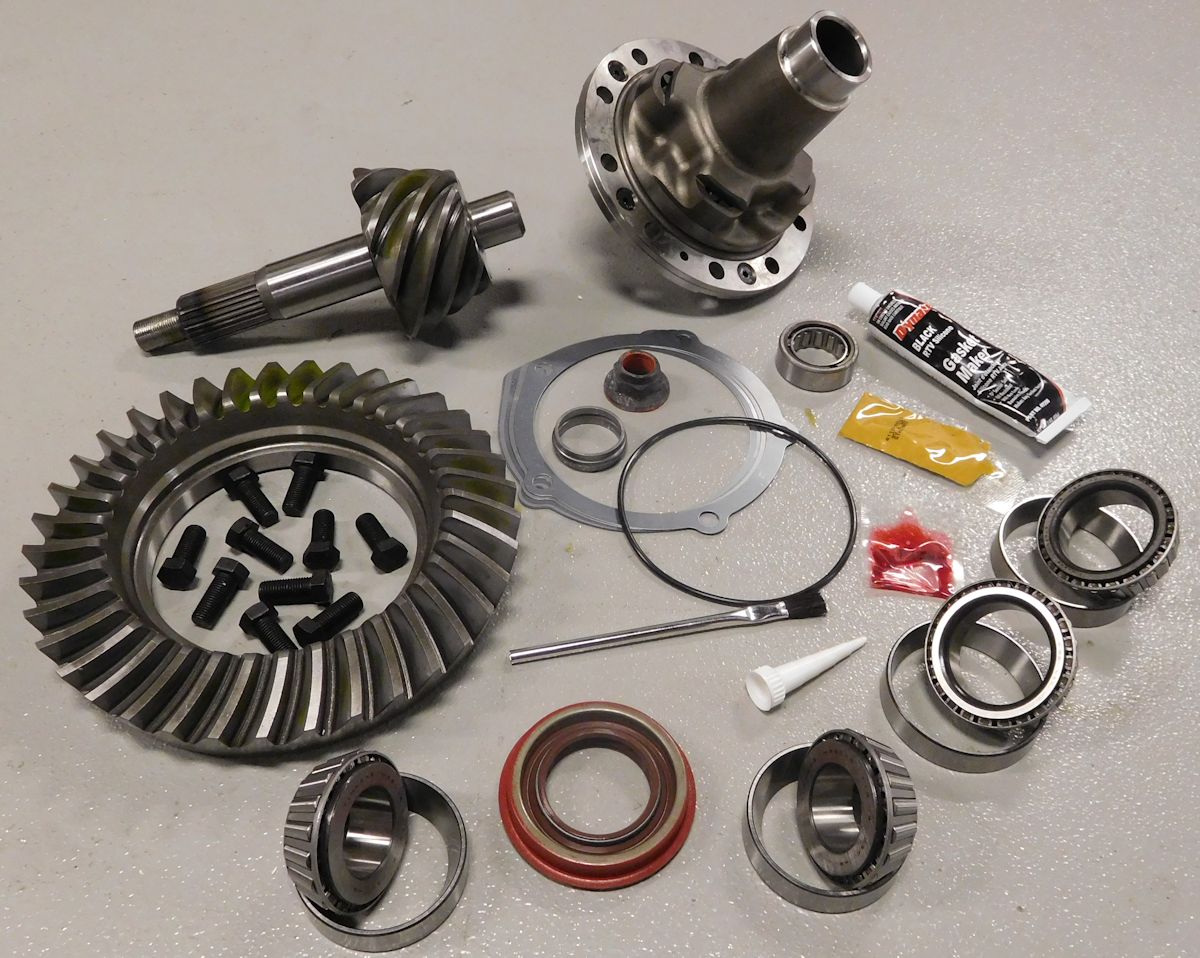 Ford 9 Inch Rebuild Kit, Detroit Truetrac, Ring & Pinion, Timken Bearings, 31 Spline