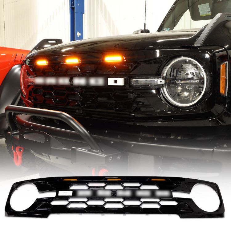 I-Line Para-Hex Front Grill with Lights