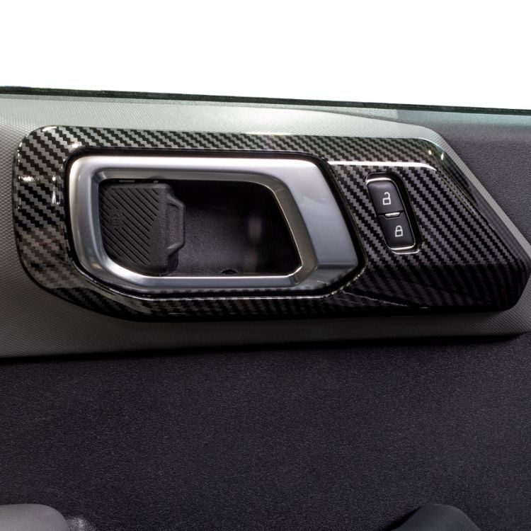 I-Line Interior Door Handle Covers - Gloss Carbon