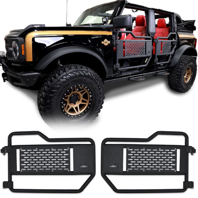 IAG I-Line Tube Doors  2021+ Ford Bronco