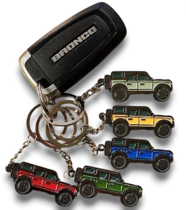 4-Door Bronco Key Chain