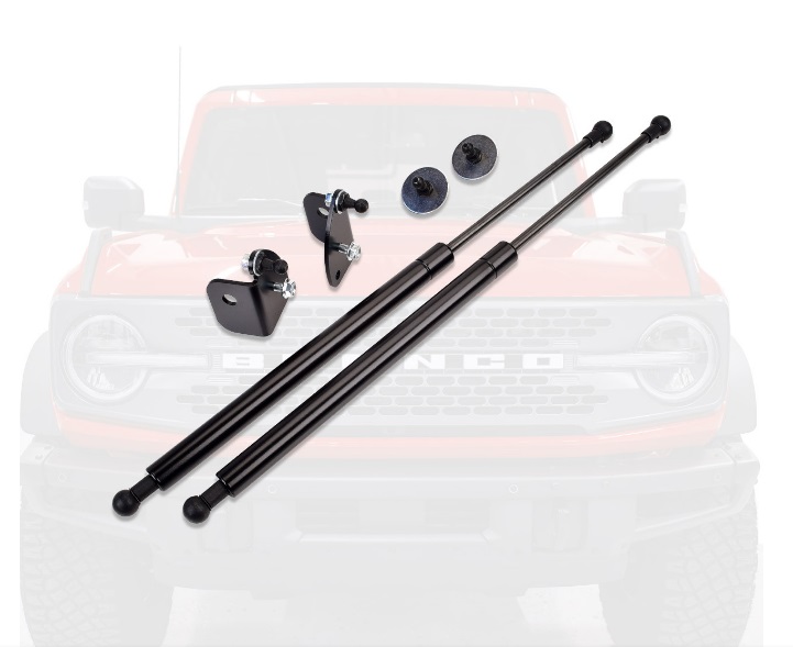 EZ-Lift Hood Struts Statin/Black Finish