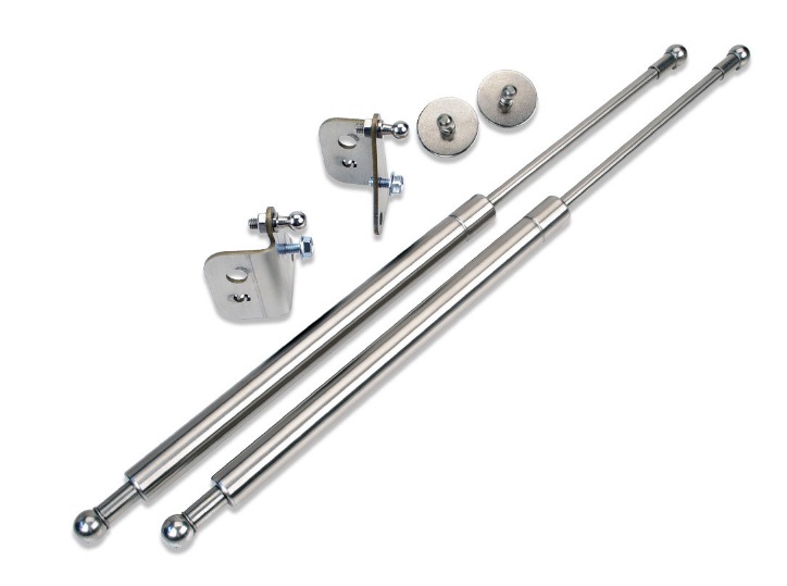 EZ-Lift Hood Struts Silver/Steel Finish