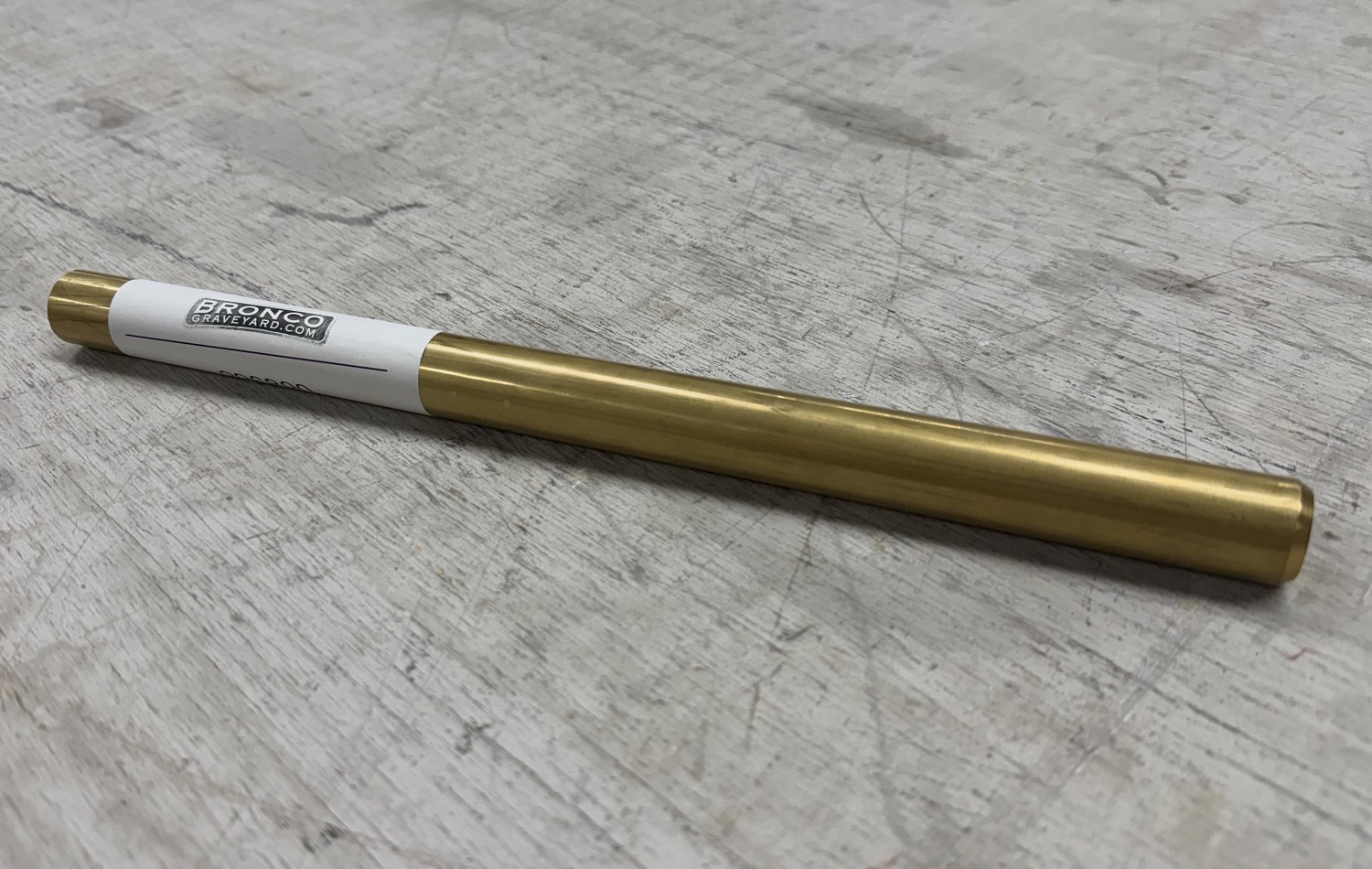 Brass Bearing Race Punch, 13 Inches Long