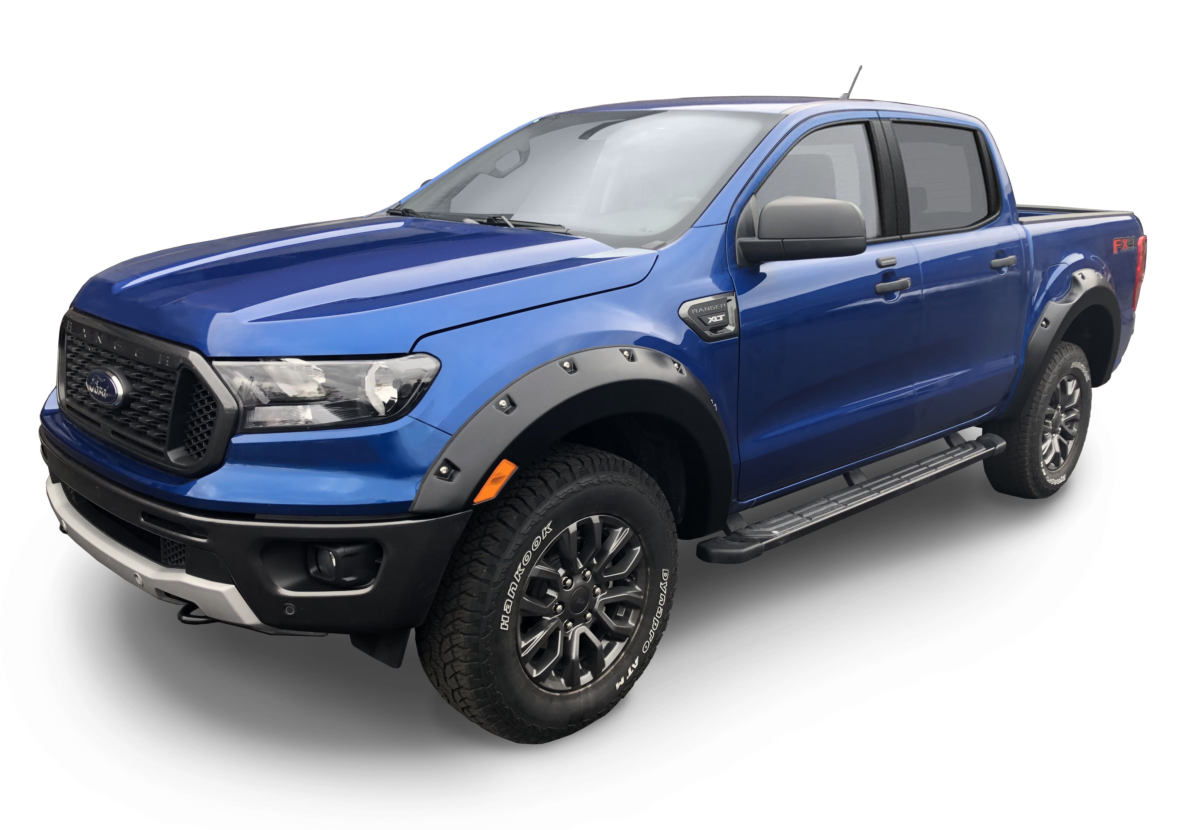 2019 & Up Ford Ranger Crew Cab, Pocket-Style Flares set of 4