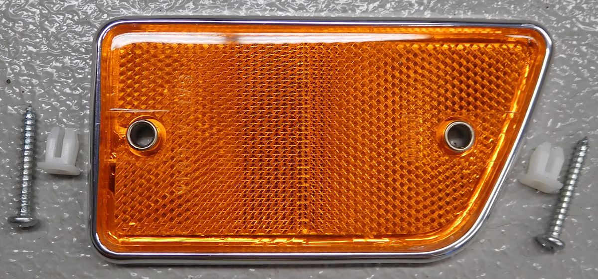 1967-1969 Ford Bronco Side Marker Reflector Amber