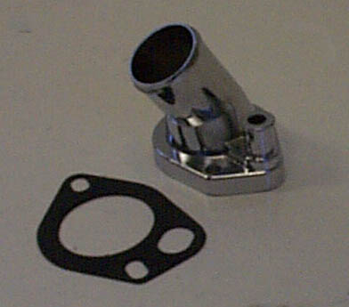 Thermostat Housing Chrome V-8