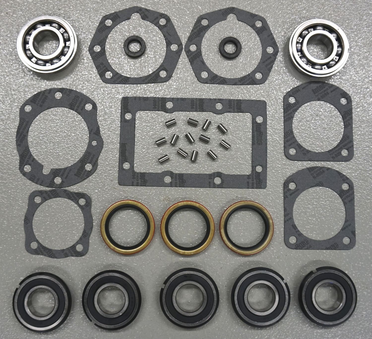 Dana 23 & D24 Transfer Case Bearing and Seal Rebuild Kit 1961-72