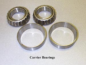 D30 Carrier Bearings & Races PAIR