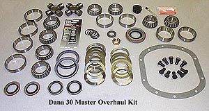 D30 Master Overhaul Bearing Rebuild Kit 1967-71 1/2