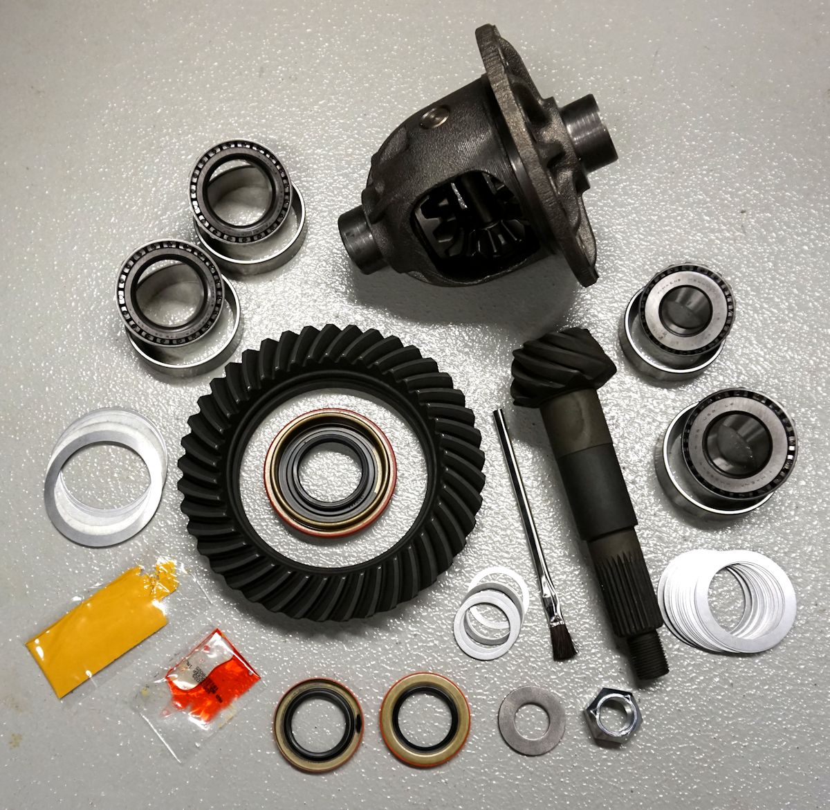 D44 Rebuild Kit Standard Open Differential w/ Beairng Overhaul Kit,Ring & Pinion