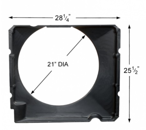 1973-1979 Fan Shroud, Standard/Extra/Super Cooling