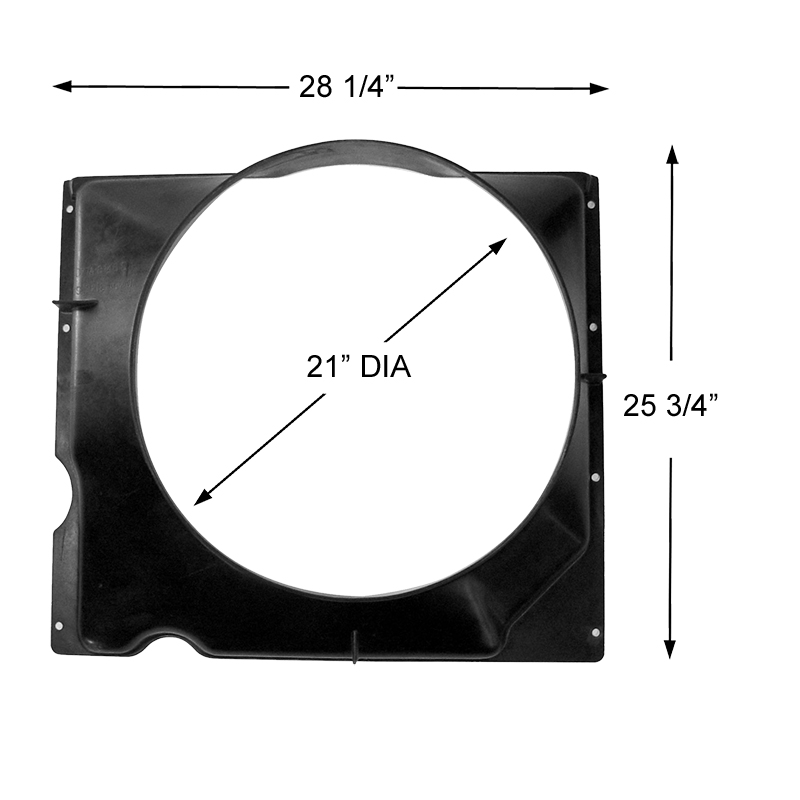 1977-1979 Fan Shroud, Super Cooling