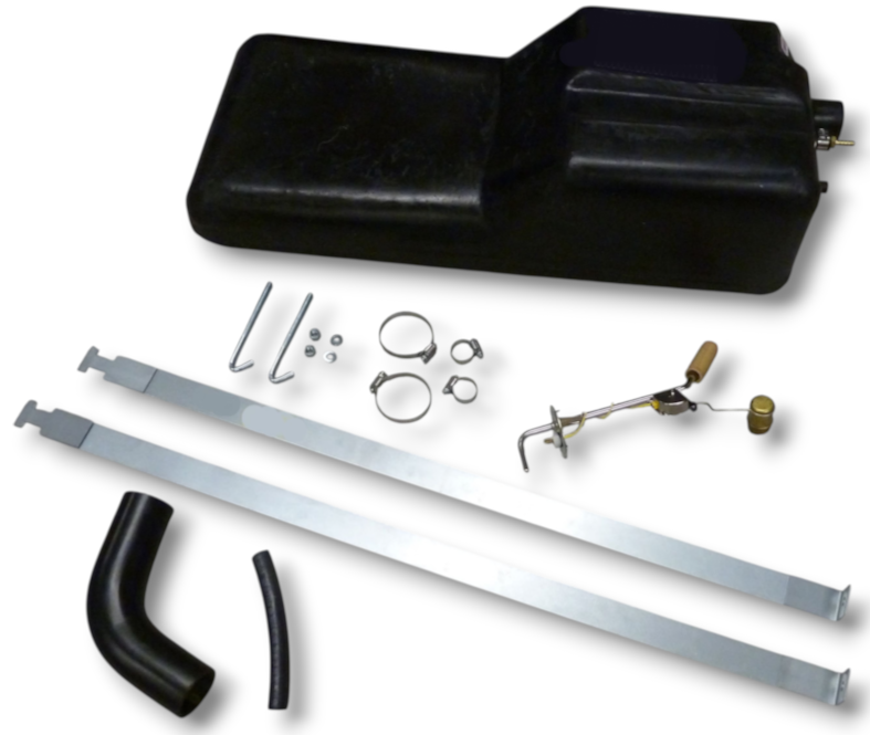 1971-1976 Ford Bronco Auxiliary Gas Tank Kit (Plastic Reproduction)