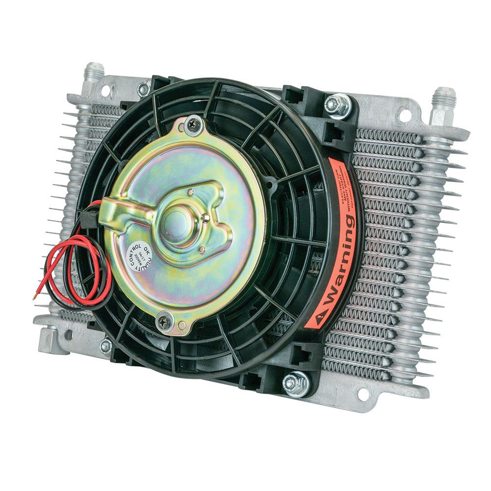 HD 17-Row Remote Mount Stacked Plate Transmission Oil Cooler