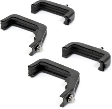 Radiator Mounts, For Aluminum Radiator (set of 4)Black