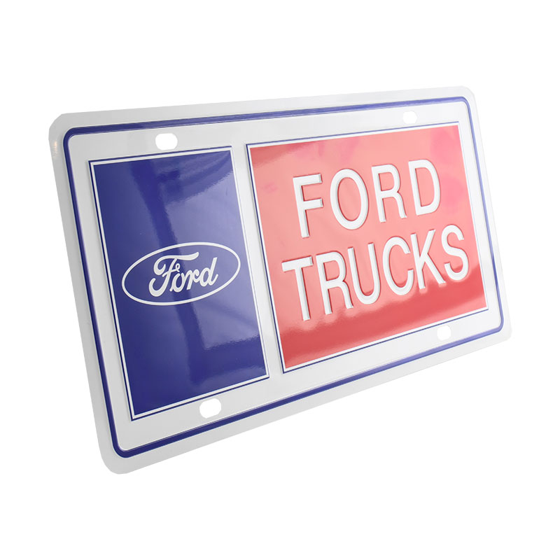Vintage 70's Ford Trucks License Plate
