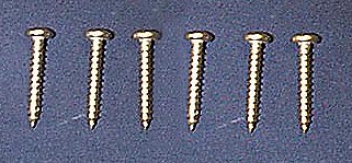 Wiper Motor Cover Screws 66-77 (Set Of 6)