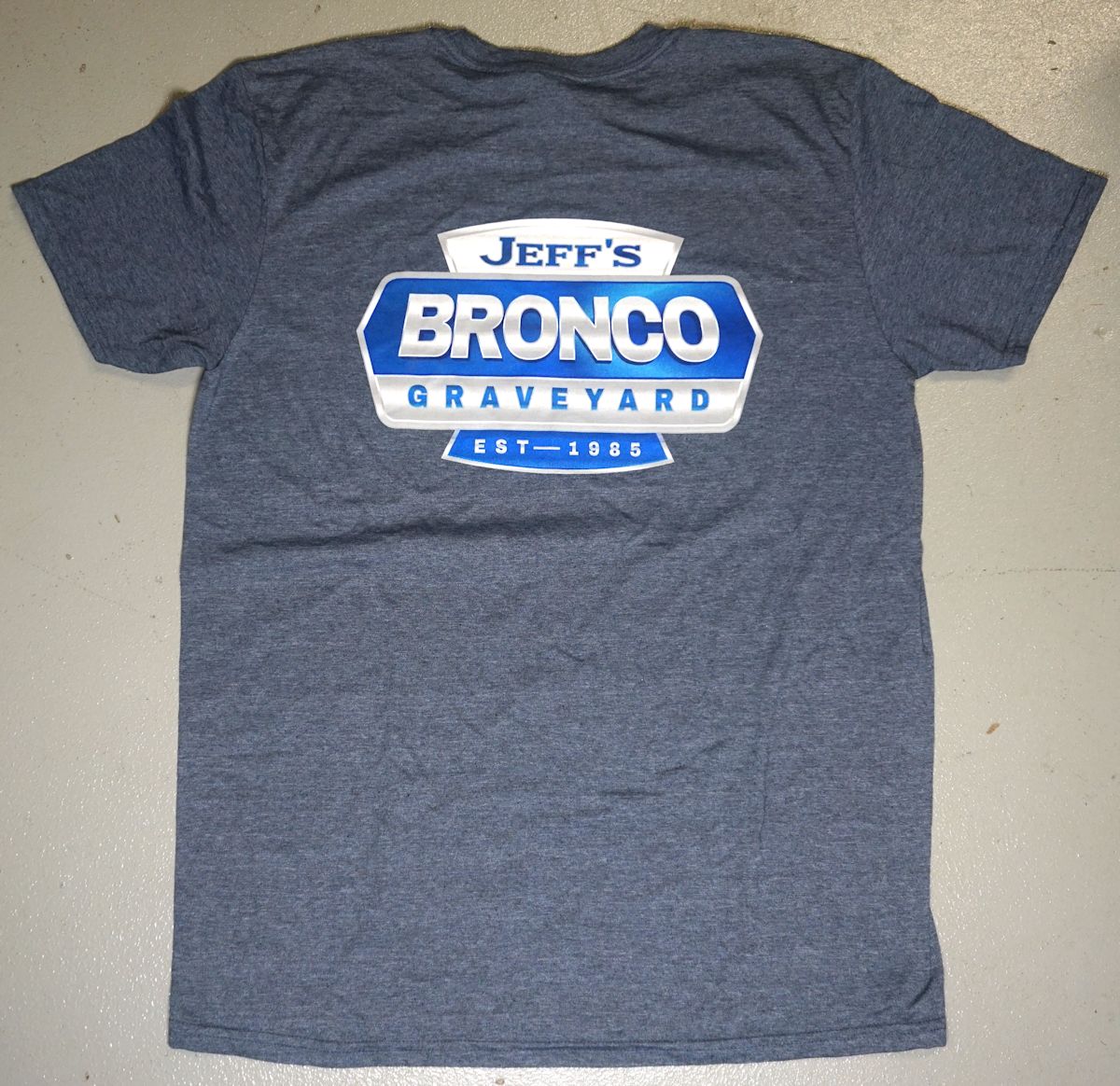 Jeffs Bronco Graveyard New Logo T-shirt