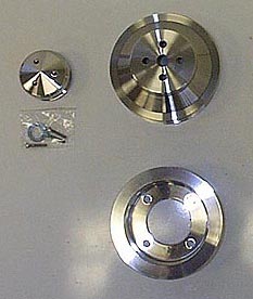 High Water Flow Billet Aluminium Pulley 3 Piece Set