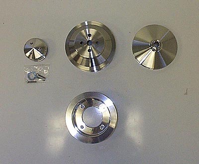 High Water Flow Billet Aluminium Pulley 4 Piece Set