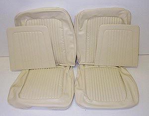 Front Seat Covers,White 68-77