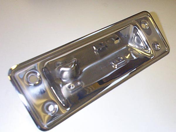 Tailgate Release Handle Backing Plate, Stainless