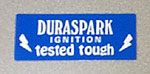 Duraspark Ignition Decal