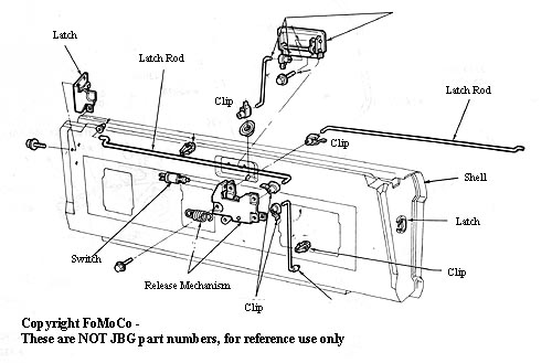 1979 Ford bronco tailgate parts #5