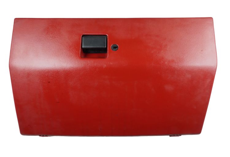 1987-91 Ford Bronco/F-Series Glove Box Door  Scarlet Red