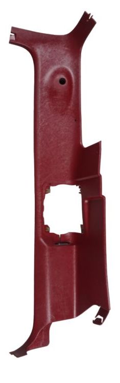 92-97 Ford F-Series RH Interior Rear B Pillar Trim Ruby Red