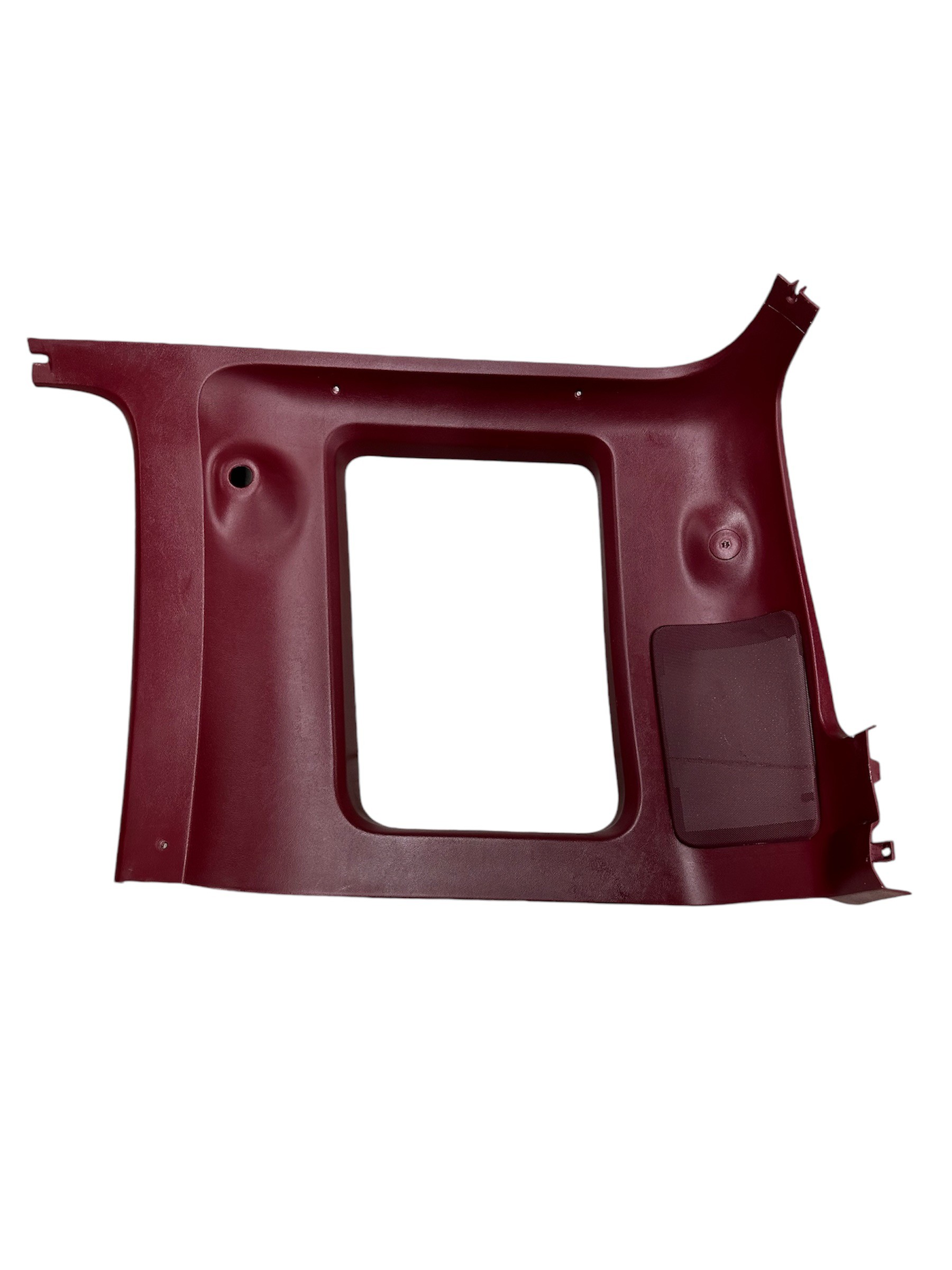 92-97 Ford F-Series  Extended Cab RH Interior Rear B Pillar Trim Ruby Red