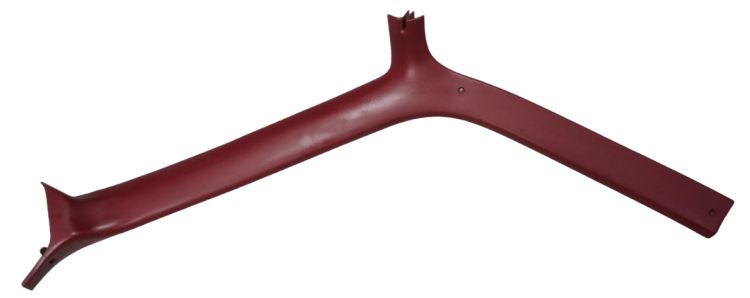 92-97 Ford Bronco/F-Series RH Interior Windshield A Pillar Trim Ruby Red