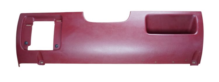 92-96 Steering Column Knee Bolster Trim Panel Ruby Red