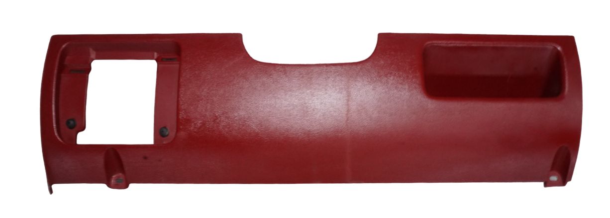 92-97 Steering Column Knee Bolster Trim Panel Medium Scarlet Red
