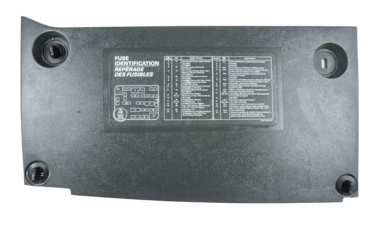 1987-91 Ford Bronco/F-Series Fuse Panel Cover Dark Grey