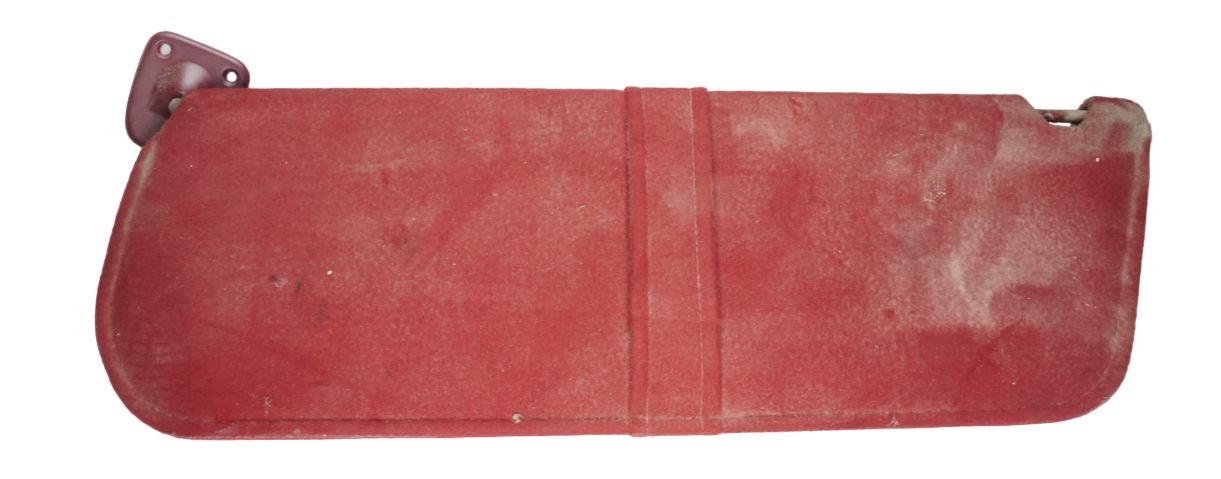 1987-97 Ford Bronco/F-Series Cloth Sun Visor Red Drivers