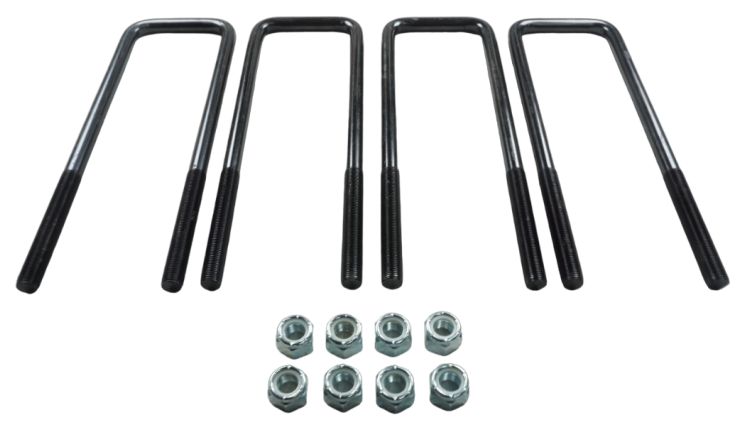 1980-1997 Ford F-Series Front U-Bolt Kit, Set Of 4