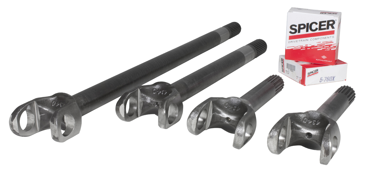 D44 Premium Chromoly Front Axle Set Lifetime Warranty