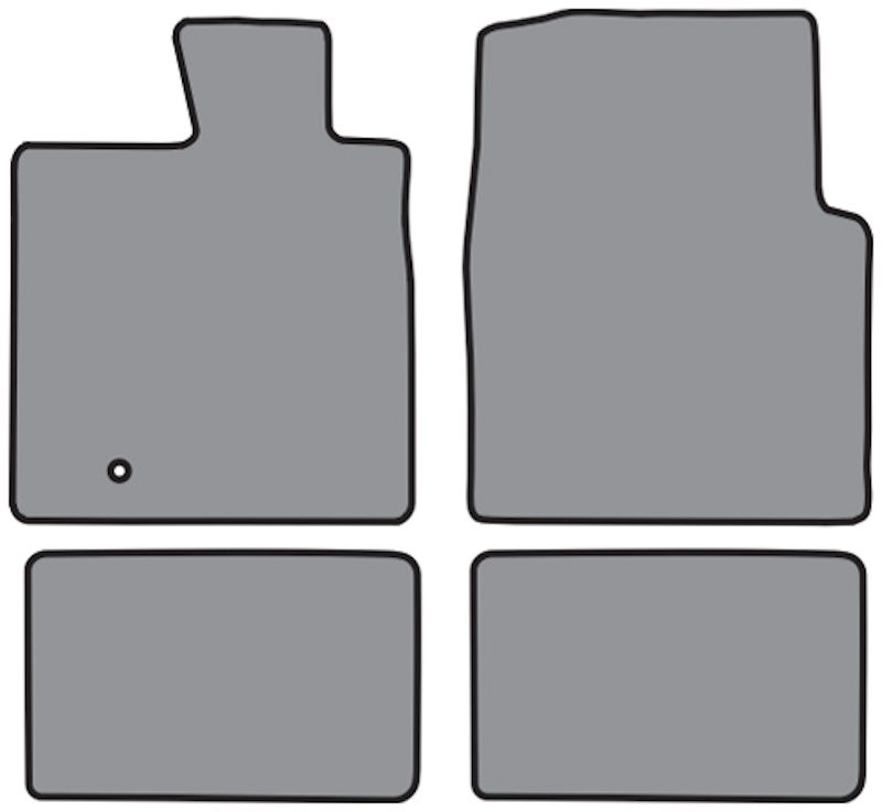 2004-2008 Ford F150 Super Cab Carpeted Floor Mat Kit 4 Piece