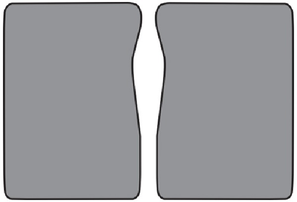 1965-72 Ford F-Series Floor Mats - 2 Piece Set