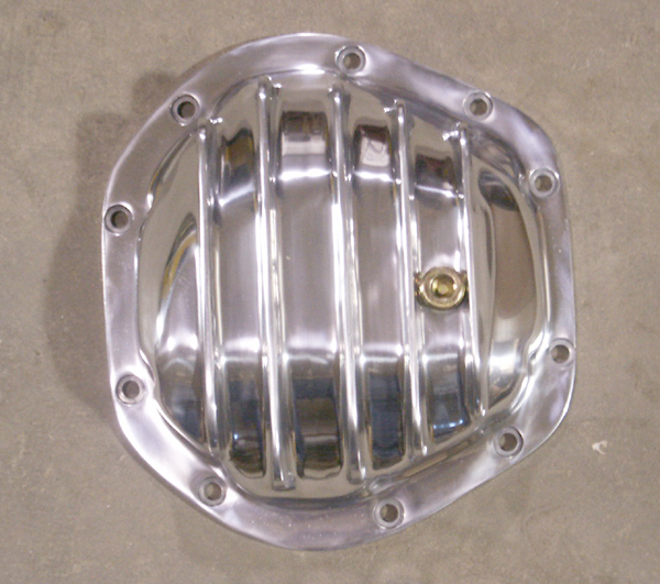 Polished Aluminum Front Cover, Dana-30