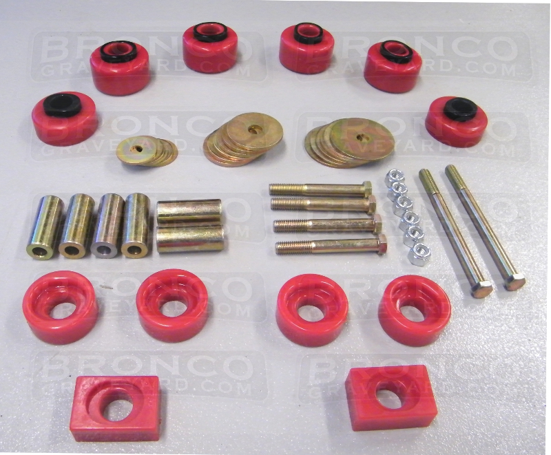 Body Mount Bushings, Extended