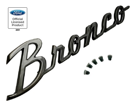 1966-1977 Ford Bronco Script Emblem