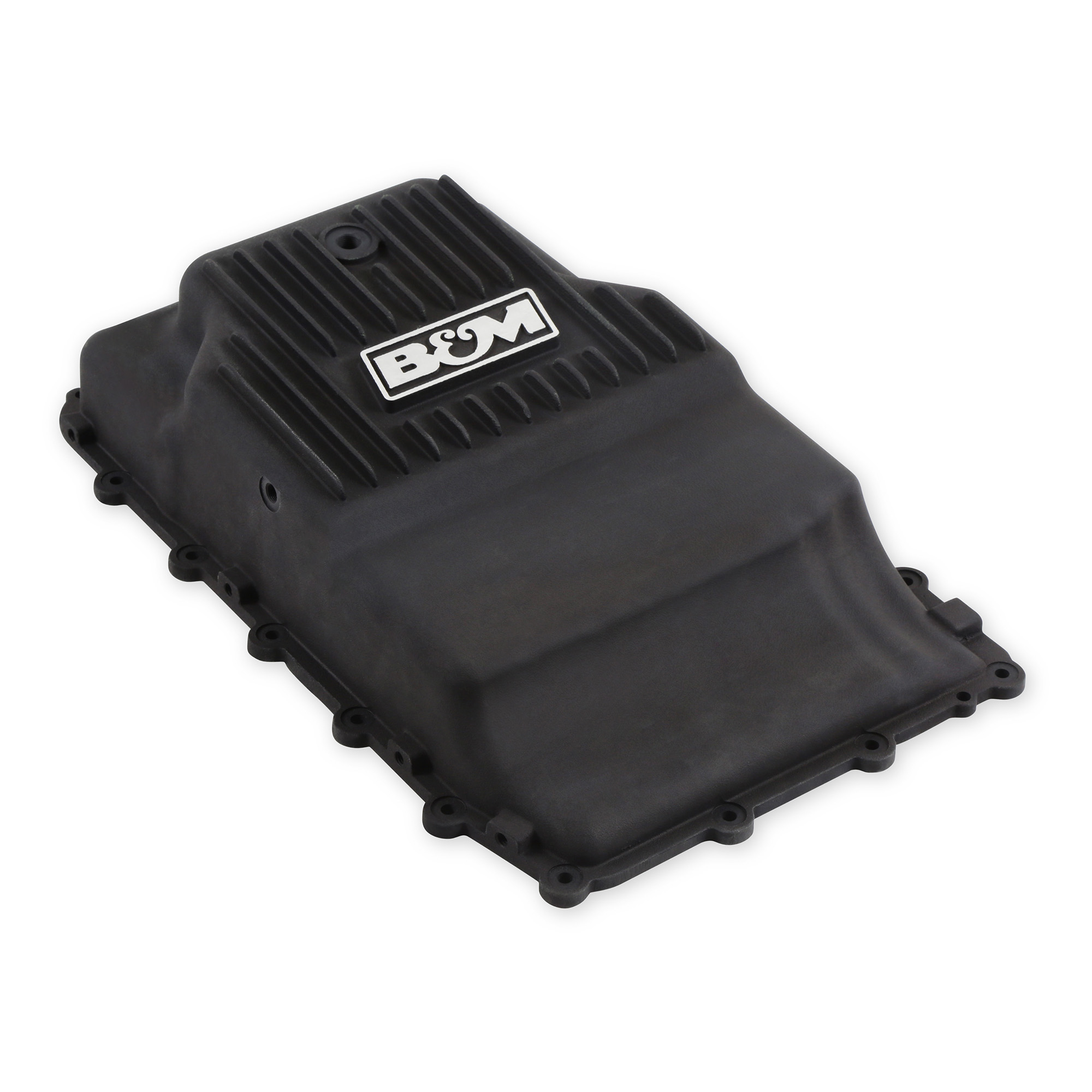 B&M HI-TEK TRANSMISSION PAN - FORD 10R80 - BLACK-Broncograveyard.com