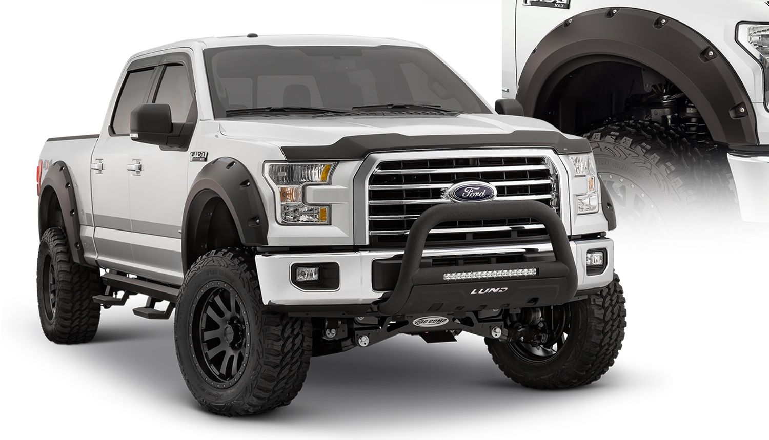 Black Ford F150 Fender Flares