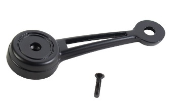 1968-1977 Ford Bronco Window Crank Handle, Satin Black  (No Knob)