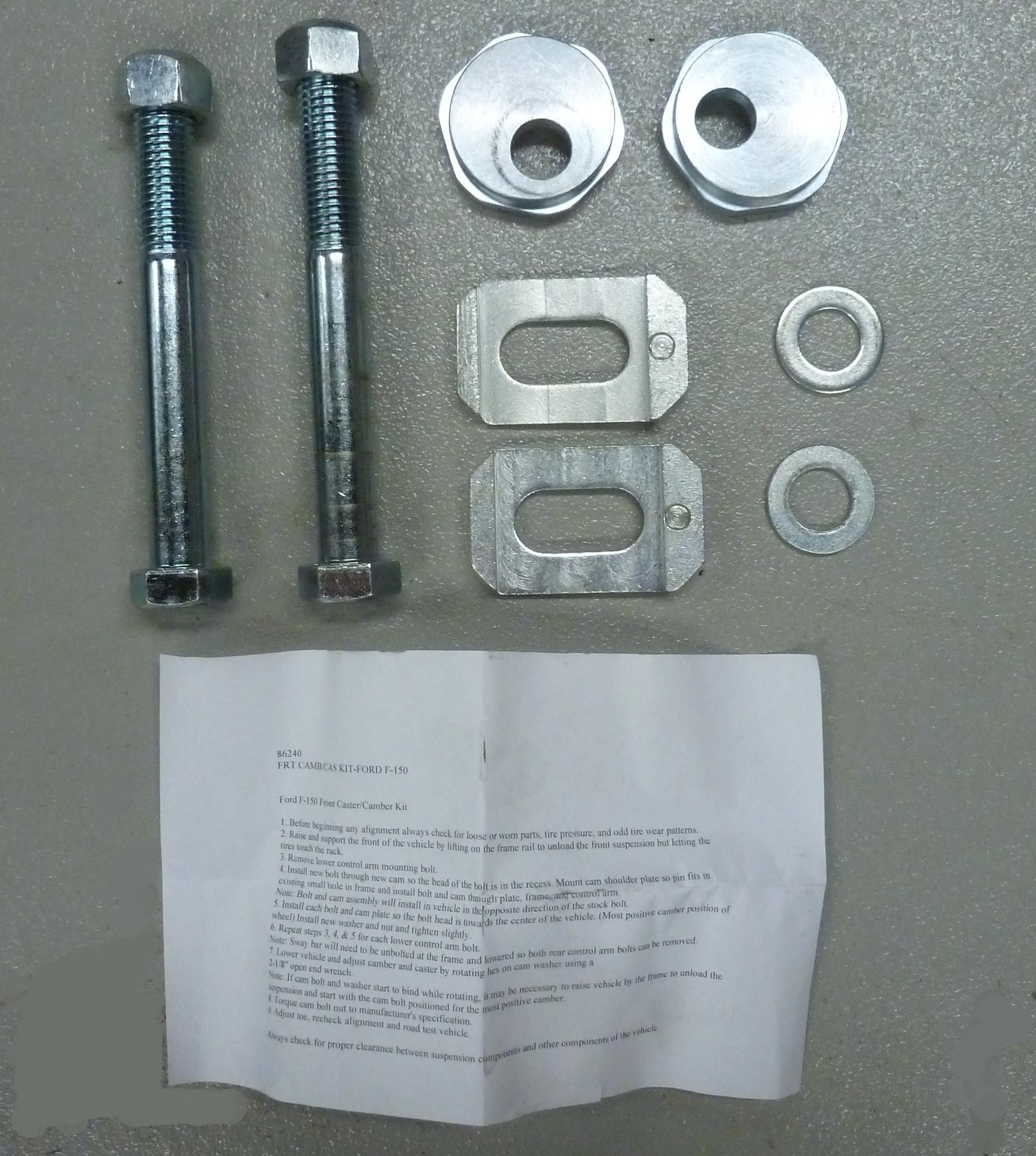 04-08 F150 Camber/Caster Kit