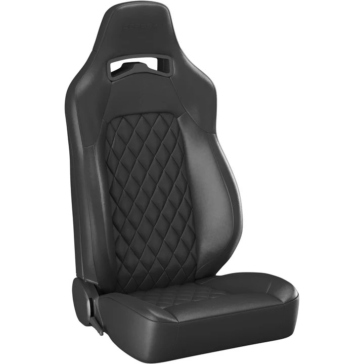 Corbeau Trailcat Seat Black Diamond Vinyl, PAIR