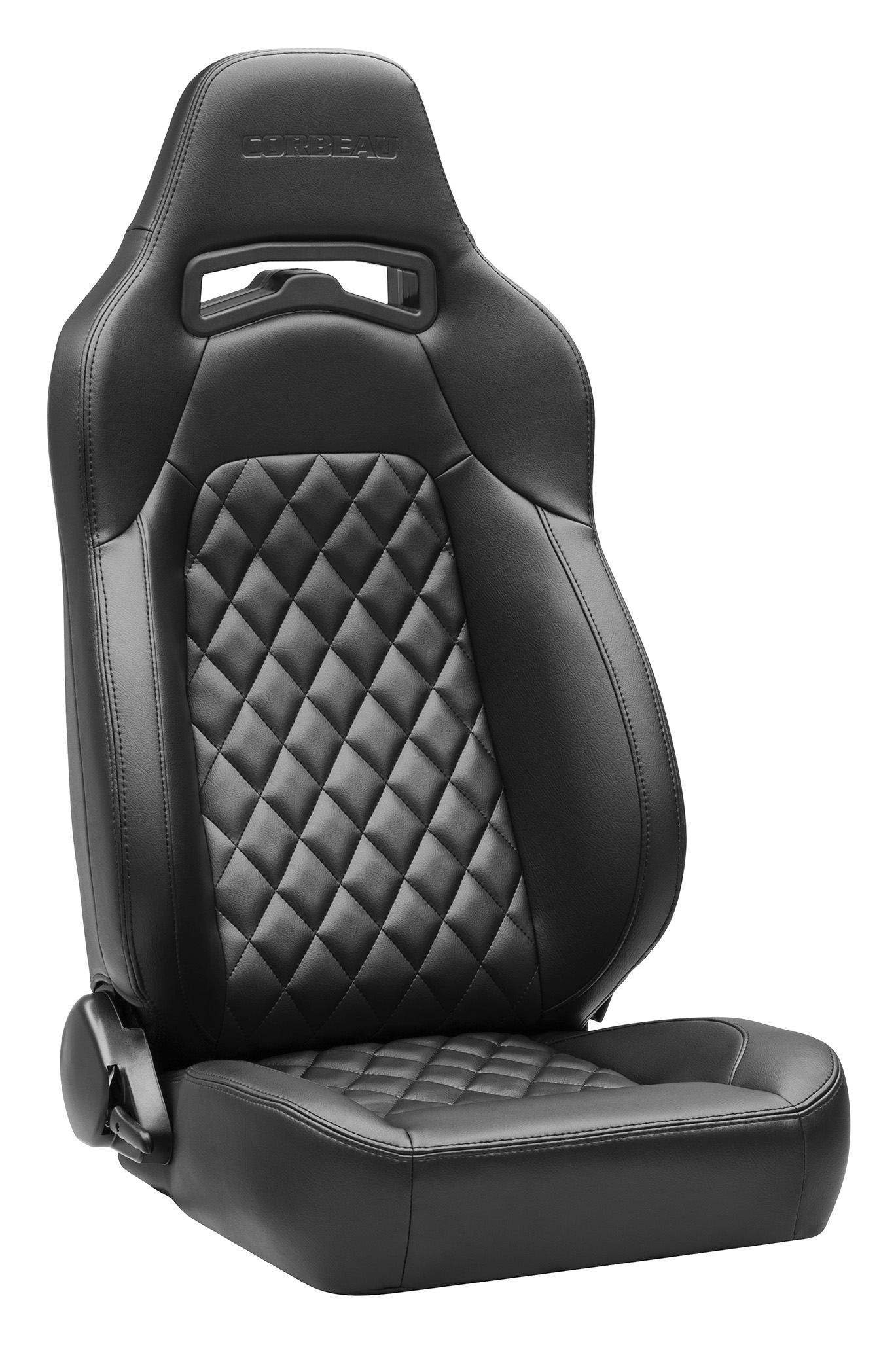 Trailcat Seat Black Diamond Vinyl, PAIR